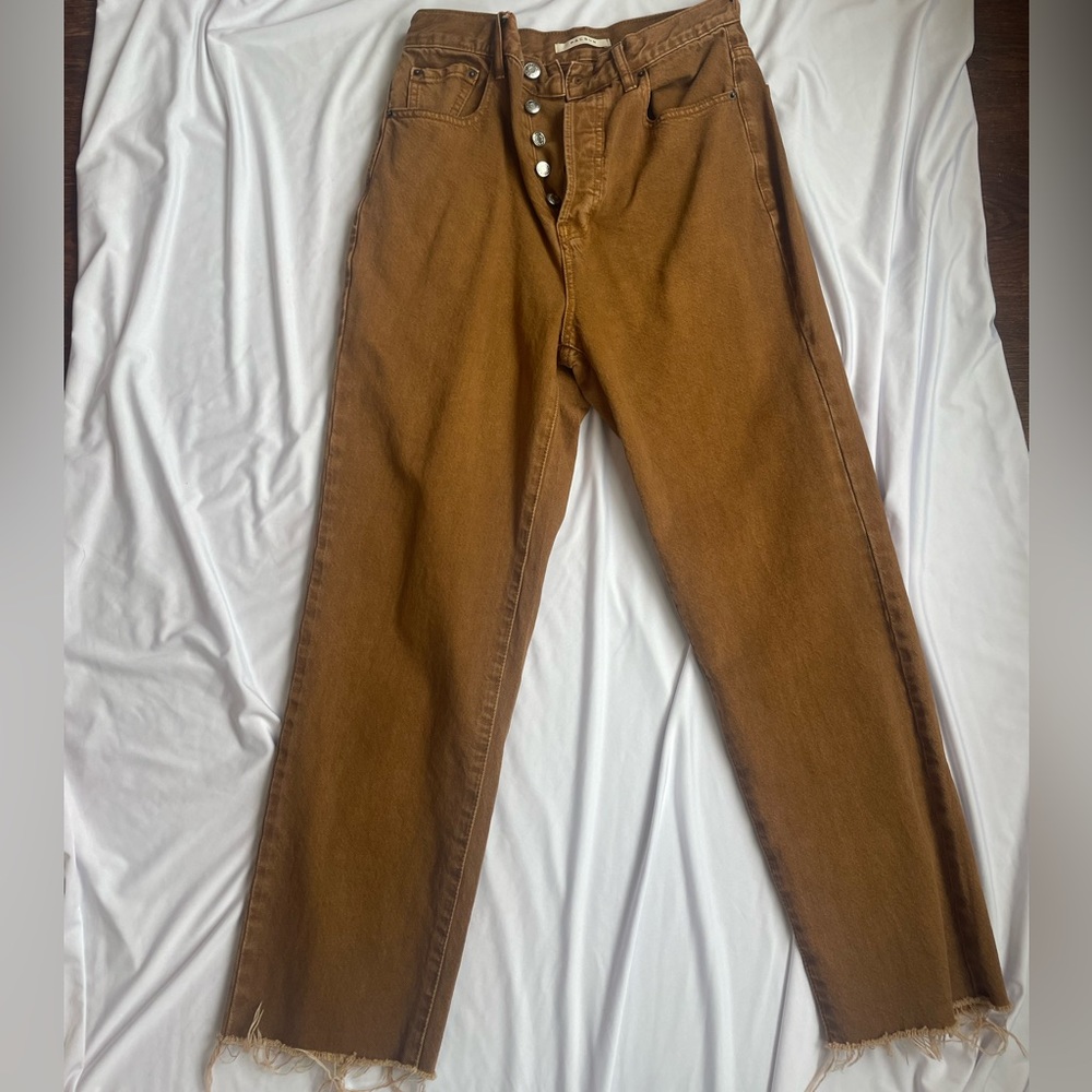 Pacsun raw hem Dad Jean